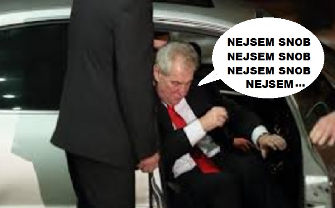 Zeman - nejsem snob