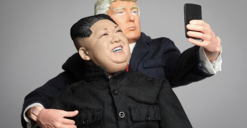 Kim ong-un a Trump dvojnci