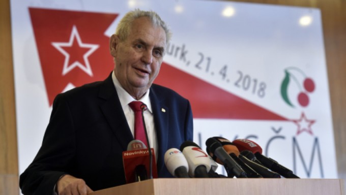 Zeman - sjezd KSM