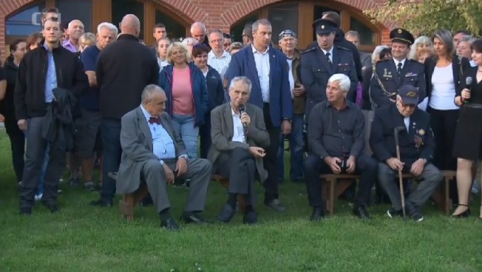 Zeman a Schwarzenberg v Lnech