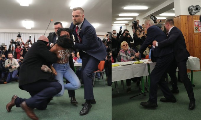Aktivistka to na Zemana